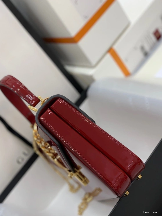 Hyperpeter LEATHER Sylvie 1969 BAG TOP PATENT GUCCI MINI HANDLE 0727